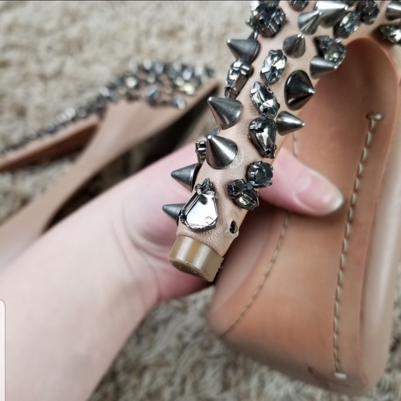 Sam Edelman| "Lorissa" spike pump in nude size 7.5 - Picture 6 of 8